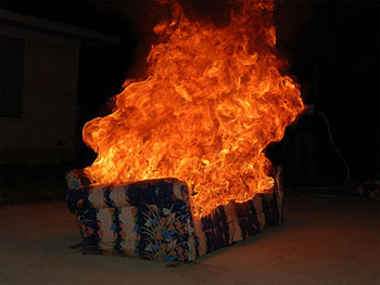 Burning Couch