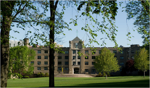 Martyrs' Court at Fordham's Rose Hill campus Fordham Rose Hill Dorm
