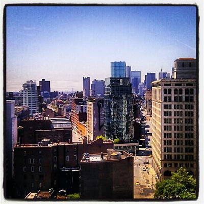 View from Founders Hall at NYU
