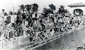 Swimmers meet at Fort Lauderdale in the 1930s