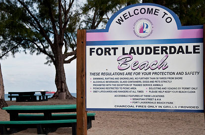 Fort Lauderdale Beach Sign Fort Lauderdale Beach Sign